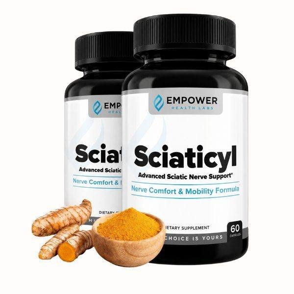 Sciaticyl 2-bottle pack — Advanced Sciatic Nerve Support by Empower Health Labs