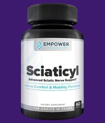 Sciaticyl bottle by Empower Health Labs
