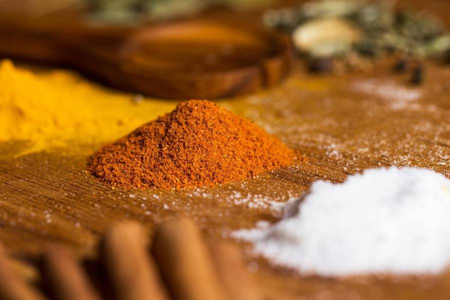 Colorful spices including turmeric and cinnamon — potent natural blood sugar support