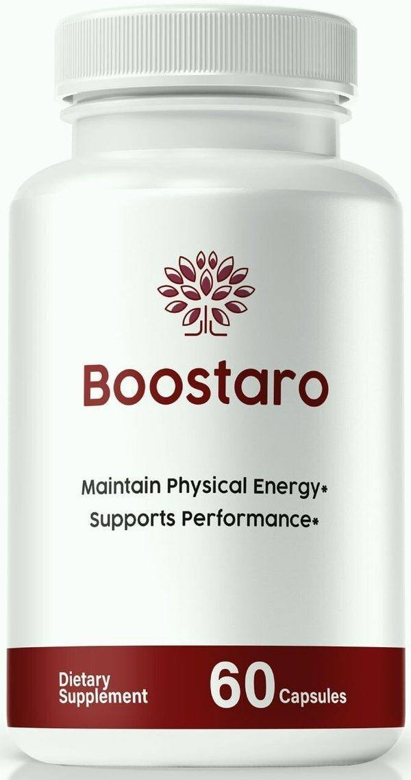 Boostaro male performance supplement bottle