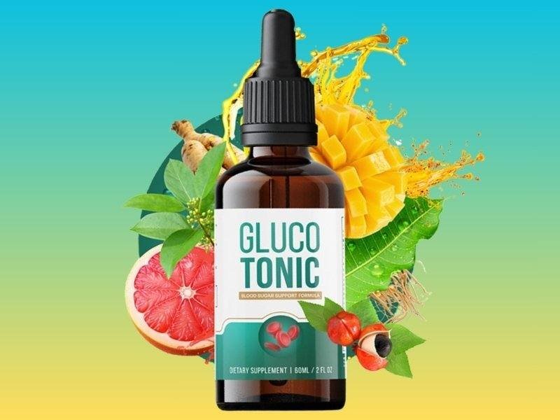 GlucoTonic blood sugar drops bottle
